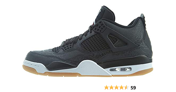 Jordan Air IV (4) Retro SE (Laser), blanco, negro, marrón (BLACK/WHITE-GUM  LIGHT BROWN), 11 : Ropa, Zapatos y Joyería - Amazon.com