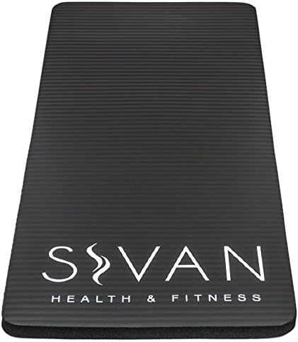 Sivan Health and Fitness Yoga Knee Padโ Includes Cushion Pressure Points for Fitness Exercise Workout โ Great for Knees, Wrists, and Elbows While Doing Yoga, Pilates, Floor Exercises, and More