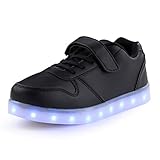 AFFINEST Boy Girls Light Up Shoes Led Flashing Fashion Sneaker for Kids Toldder