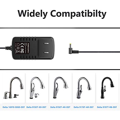 AC Adapter 9V Faucet Power Supply for Delta Faucet EP73954 9192TARDST