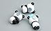 8 Pack Fridge Magnets Panda Refrigerator Office Magnets for Calendars Whiteboards Maps Resin Fun Decorative Decoration [Upgraded]