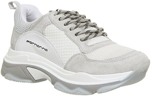 Fornarina Womens White Super 4 Chunky Sneakers