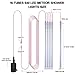 MAOYUE Meteor Shower Lights, 16 Tubes 640 LED Icicle Lights Outdoor Christmas Decorations, Waterproof Cascading Lights for Wedding Christmas Tree Decoration,Blue
