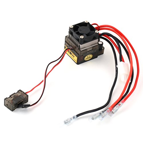 Foxnovo 7.2-16V High Voltage Version 320A Brushed ESC Two-way Electronic Speed Controller with Brake Coolin