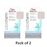 Wella Color Charm Permanent Liquid Hair Color T18 Lightest Ash Blonde (2 Pack)