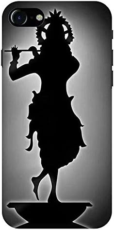 Covertoon Premium Quality All Side Designer Printed Hard Plastic Back Cover iPhone 8; Krishna Shadow_1136