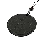 Anti EMF Radiation Protection Pendant,Negative Ion Balance Power,Scalar Energy Volcanic Lava& Black Tourmaline-Far Infrared,Reverse Aging,Joint Pain,Blood Circulation