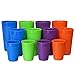 12-Piece Newport Unbreakable Plastic Tumblers | four each 10-ounce, 20-ounce, and 32-ounce in 4 Classic Colors