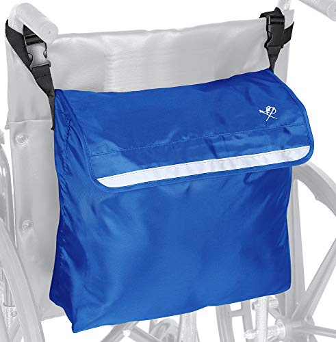 Pembrook Wheelchair Backpack Bag - Wheel Chair and Walker Accessories Side Storage Bags - Lightweight Pack for Mobility, Transport & Travel Portable Devices - Fits Scooter, Electric Wheelchairs & Etc