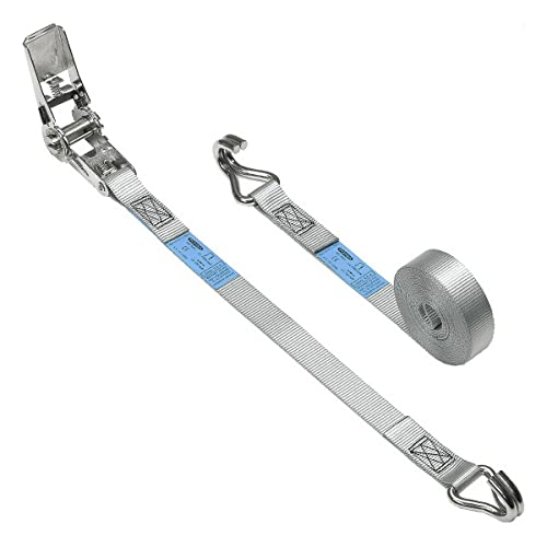 PONSA. Ratchet INOX, 25 mm, Stainless Steel tie Down (2 Parts). Length 5 m. Resistance Breakage Real 1600 kg 027043025503