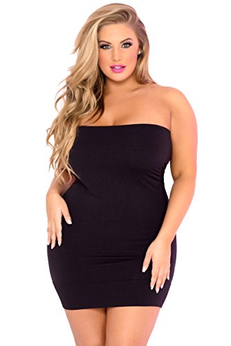 mini tube dress black