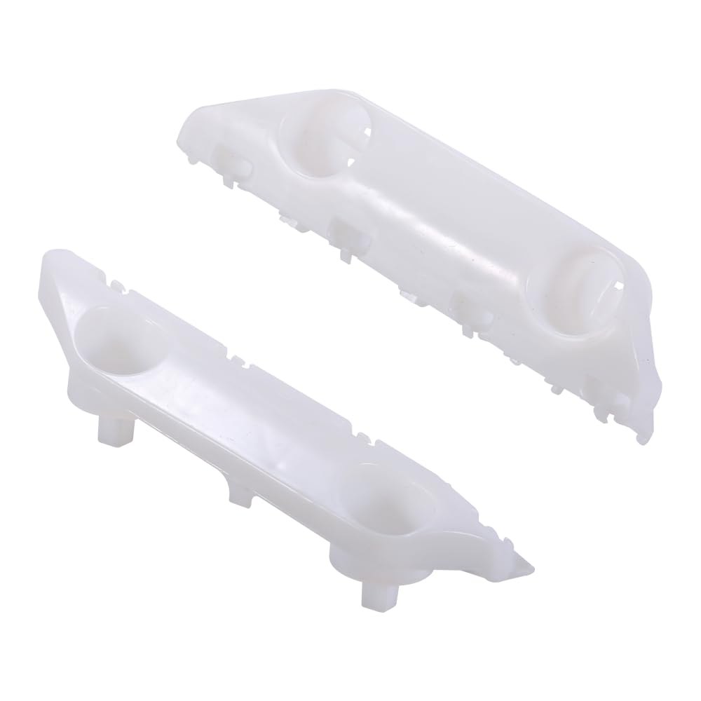 Photo 1 of 1 Pair Left and Right Side Front Bumper Bracket Bumper Retainer Support - Compatible for Nissan Versa 1.6 S, 1.6 S Plus, 1.6 SL, 1.6 SV 2013-2017 [1.6L L4 - Gas] - Replace Part 622243BA0A, 622253BA0A