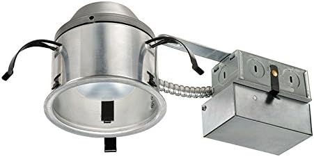 Juno Lighting IC1RLED G4 06LM 120 FRPC 27K, 90CRI - 4" IC-Rated Remodel Recessed Housing, 120V, K- Warm White