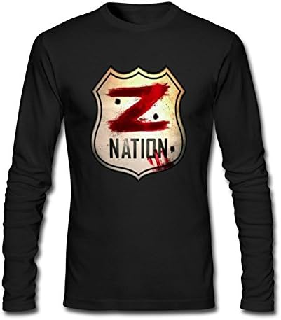UNNIK Men's Horror Comedy Drama Z Nation Long Sleeve T-shirt Black M