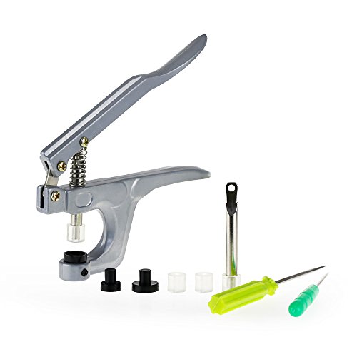 Sunmon plastic snap press pliers setter tool with 2 die…