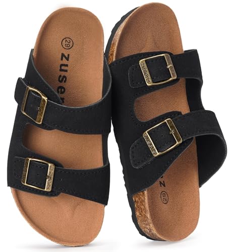 ZUSERIS Kids Toddler Sandals Boys Girls Summer Slides, 1 Big Kid at Amazon