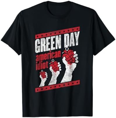 Amazon.com: Green Day 'American Idiot' (Black) Womens Fitted T