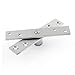 TamBee Pivot Hinge Rotating Door Hinge 360 Degree Hinges Small Cabinet Pivot Hinges - 304 Stainless Steel, 360 Degree Rotating - Cabinet Cupboard Upgrade 2PCS(100mm)