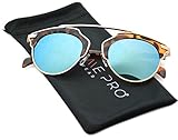 Mirrored Lens Fashion Designer Sunglasses for Women