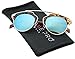 Mirrored Lens Fashion Designer Sunglasses for Women