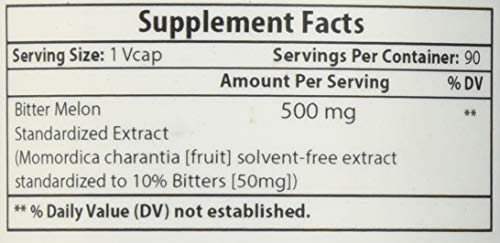 Nova Nutritions Bitter Melon 500 mg 90 Vcaps