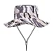 Crytech Fishing Sun Boonie Hat Waterproof Breathable Mesh Wide Brim Summer Uv Protection Safari Cap Foldable Outdoor Fisherman Hunting Hat Camo Tacticle Bucket Hat for Women Men (Grey)thumb 2