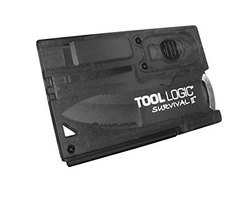 Tool Logic Svc2 Survival Card Knife With Fire Starter & Light TEJ