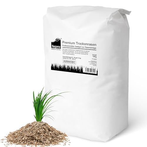 20 kg Rasensamen trockenresistent dürreresistent für Trockenrasen & Schattenrasen Samen Grassamen schnellkeimend, 800m², ideal für Neuansaat und Nachs