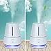 Innoo Tech IN10-C001 Ultrasonic Cool Table Lamp Humidifiers | Automatic Shut-Off | Night Light Function | 360 Degree Rotatable Mist Outlets | 2.0L, White