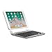 Brydge 7.9 Keyboard compatible with iPad Mini (2019) and iPad Mini 4. Backlit, Aluminum, Wireless, Rotating Hinges, 180 Degree Viewing. (Silver)