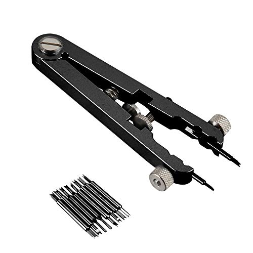 Watch Repair Tool Kit, Spring Bar Tool, Watch Spring Bar Tool, alextreme Watch Standard Plier Remover Set Stainless Steel Bracelet Spring Bar Removing Tweezers Tool Kit