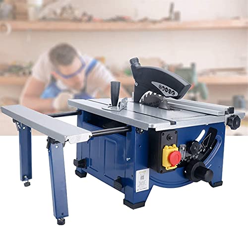 Tragbare Tischkreissäge , Einziehbare Tischsäge, professionelle holzbearbeitende Bankkreissäge, 1800 Watt…