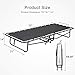 Mecor 75 by 31-inch Folding Metal Guest Bed with Luxurious Memory Foam Mattress ,Twin