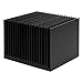 ARCTIC Alpine 12 Passive - Silent Intel CPU Cooler for Intel Sockets 115x and 1200, up to 47 W, Pre-Applied MX-2 Thermal Paste, 95 x 96 mm - Black