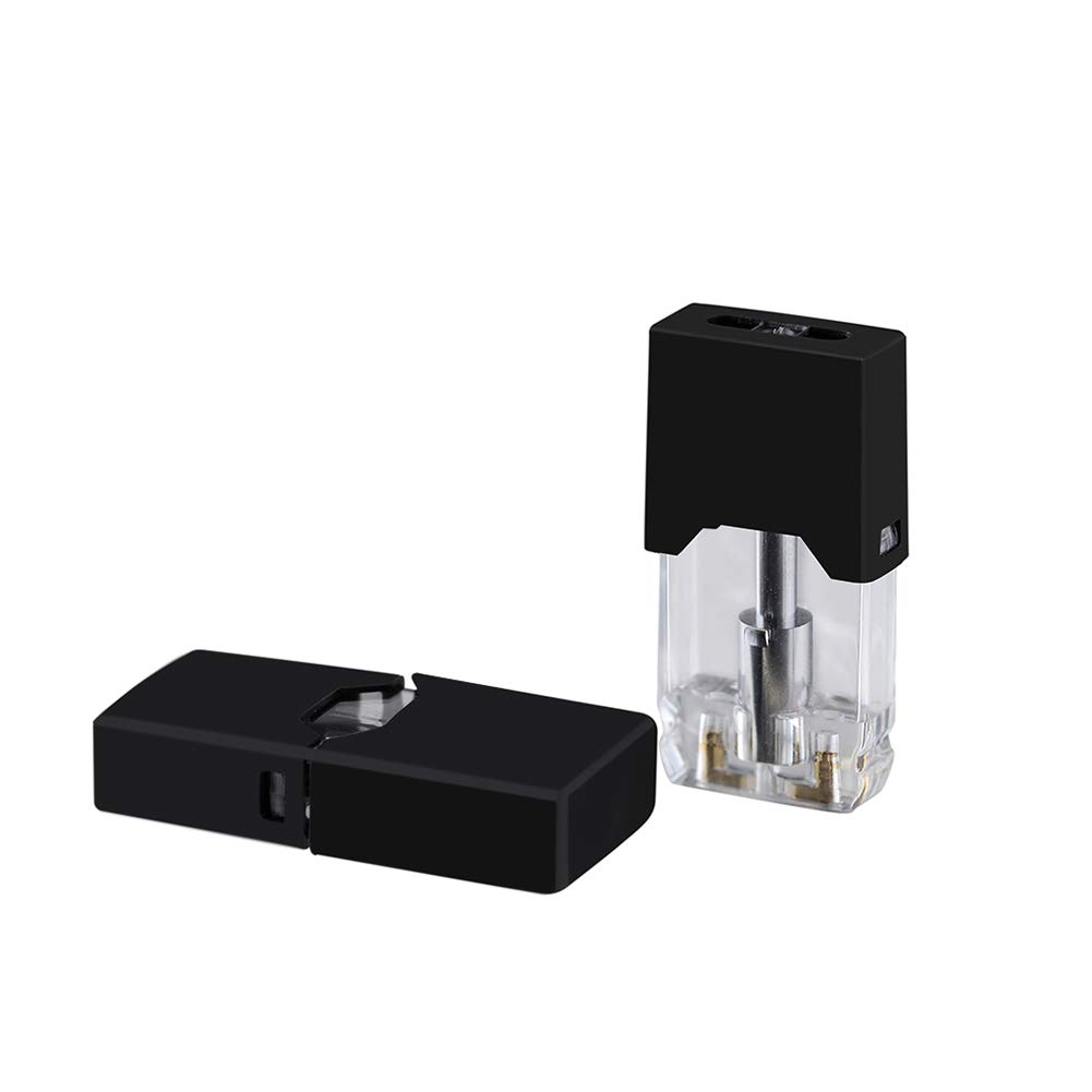 4PCS Cartridges Atomiser 0.7ml Capacity Empty Vape Tank with 1.8ohm Coil for J-Box/Juul (Cotton Coil)