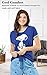 PajamaGram Cute Pajamas for Women - Fun Pajamas for Women, Snoopy, Blue, M, 8-10