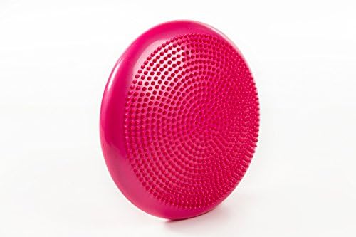 LVEM Air Stability Wobble Cushion,33cm/13in Diameter, Balance Disc, Pump Included (red)