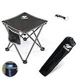 Small Folding Camping Stool, Portable Chair for Camping Fishing Hiking Gardening and Beach, Camping Seat with Carry Bag