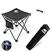 Small Folding Camping Stool Lightweight Chairs Portable Seat for Adults Fishing Hiking Gardening and Beach with Carry Bag