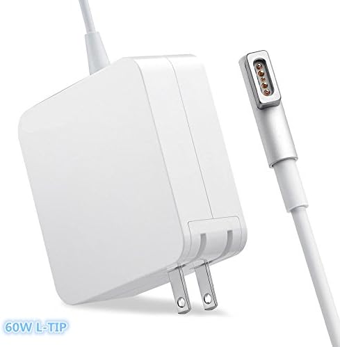 Macbook Pro charger, Ac 60W Magsafe L-Tip Power Adapter For Macbook And 13-inch Macbook Pro