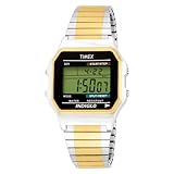 Timex Men's T2M993 Classic Digital Dress Two-Tone Expansion Band Watch