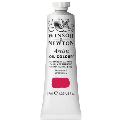 Winsor & Newton Artists' Oil Colour Paint, 37ml Tube, Permanent Carmine