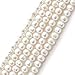 Adabele 1 Strand Real Natural Grade A Potato Round White Cultured Freshwater Pearl Loose Beads 8-9mm for Jewelry Making 14 inch fp2-89
