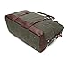 BAOSHA Canvas PU Leather Travel Tote Duffel Bag Carry on Bag Weekender Overnight Bag