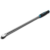 Capri Tools 3/8 in. Drive Fine 90-Tooth Extra Long Ratchet, Ergonomic Soft Grip, 20 in. Long