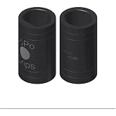 Bowlerstore Products JoPo Power Flat/Oval Finger Insert Black- Pack of 2