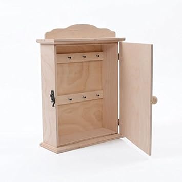 Key Cabinet Hallway Wooden Key Storage Cabinet Wall Key Cabinet Box For Keys Hallway Entry Decoration Amazon Co Uk Office Products