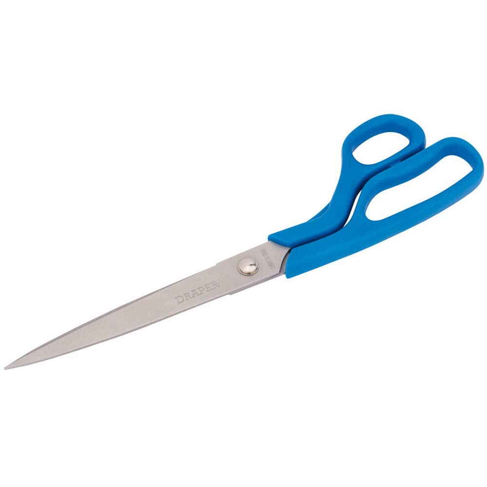 Draper Expert 300mm Wallpaper Scissors | Stainless Steel Shears | 125mm Cutting Length Tool | Professional Heavy Duty Cutting | ABS Plastic Handle | 85662
