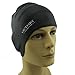 Premium Long Hair Swim Cap For Men & Women, Lady, Boys & Girls With Beautiful Design - The Best Swim Cap On The Market - Free Nose Clip & Ear Protection. (Black)