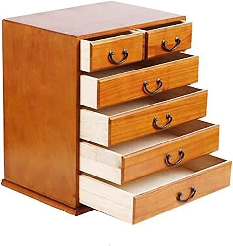 Amazon Com Rewd File Cabinets 5 Drawer Wooden File Cabinet Filing Cabinet File Cabinets Office Desktop Storage Box 5 Layer Solid Wood Chest Of Drawers A4 Data Finishing Box Home Kitchen